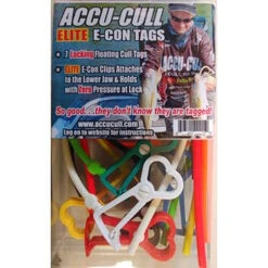 Accu Cull E-Con Tags - 7 Tags W/ Floating Lanyards