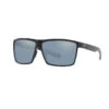 Costa Del Mar Rincon - Shiny Black Frame - 580P Gray Silver Mirror Lens