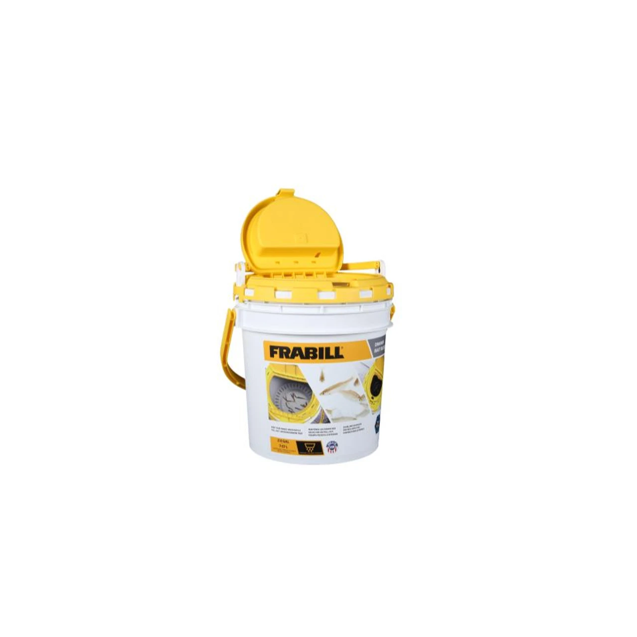 Frabill Drainer Bait Bucket 2 Gallon 3 Frabill Drainer Bait Bucket 2 Gallon