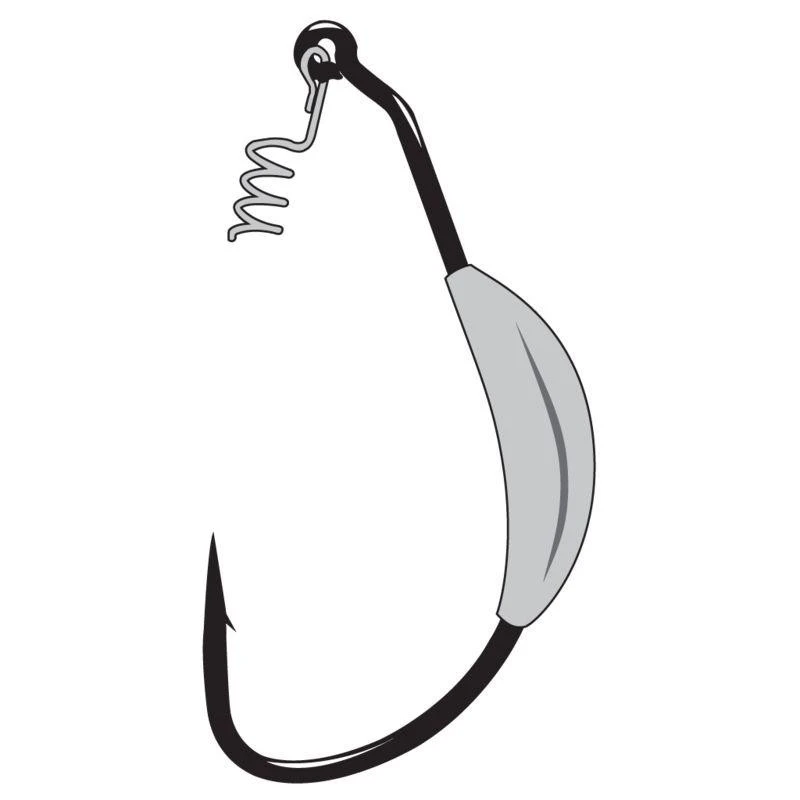 Gamakatsu Weighted Superline Spring Lock Hook 3 Gamakatsu Weighted Superline Spring Lock Hook